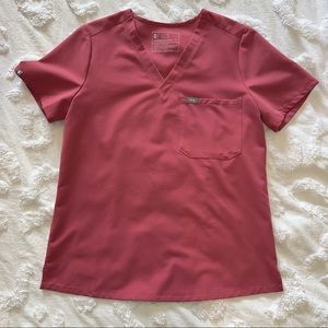 Figs Catarina Scrub Top Medium - Quartz BCA